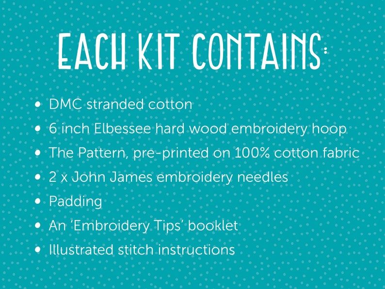 Oh Sew Bootiful Winter Woolies Embroidery Kit