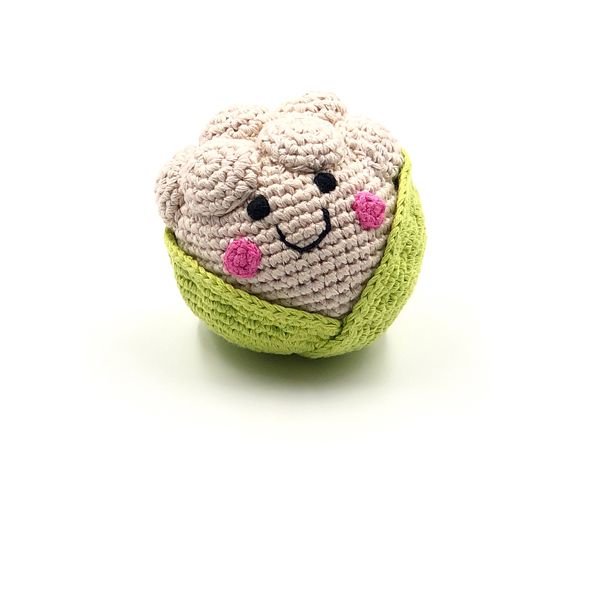 Pebblechild Friendly Cauliflower Rattle