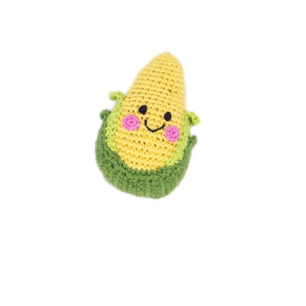 Pebblechild Friendly Sweetcorn Rattle