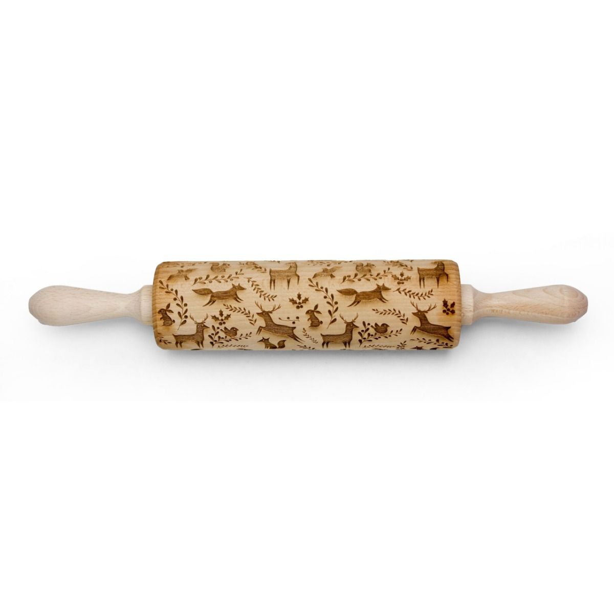 Boon Homeware - Winter Woodland Animals Embossing Rolling Pin