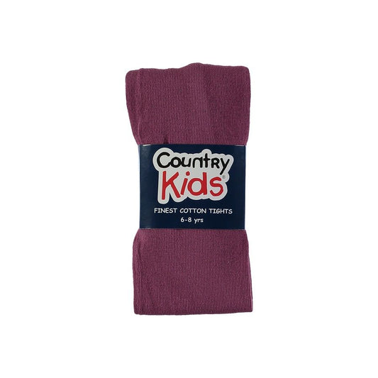 Country Kids Tights - Soft Aubergine
