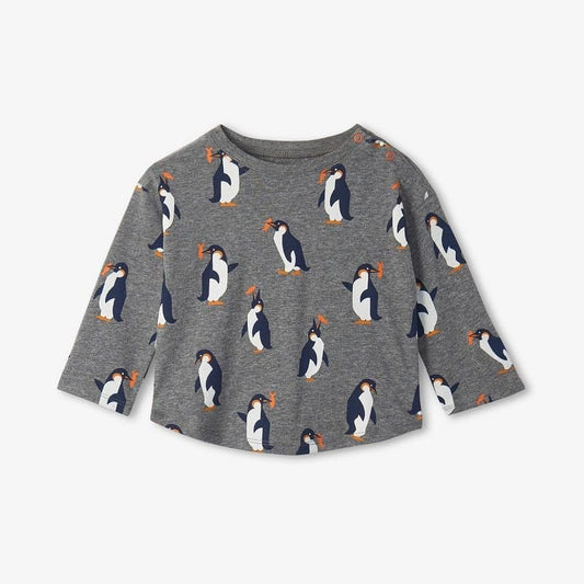 Hatley Fishing Penguins Baby Tee