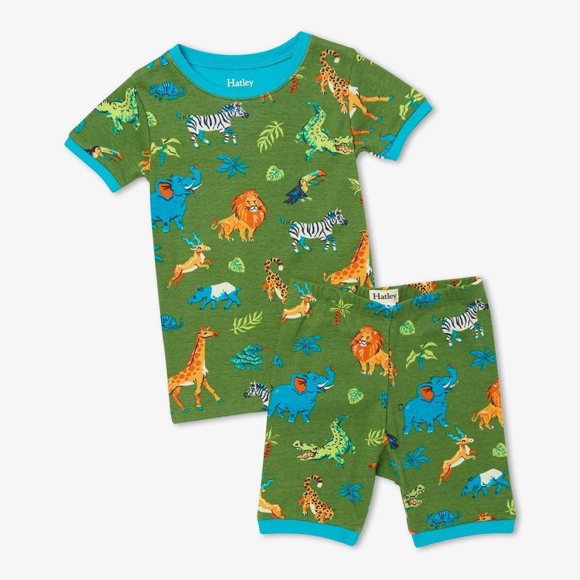 Hatley Safari Adventure Short Pyjama Set
