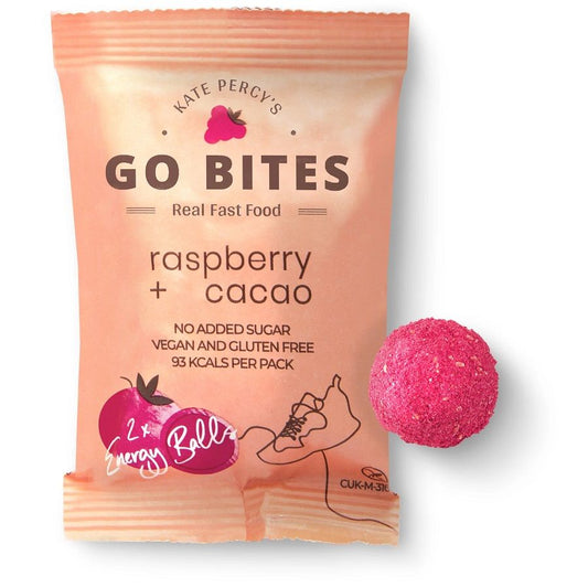 Kate Percy's Go Bites Raspberry + Cacao