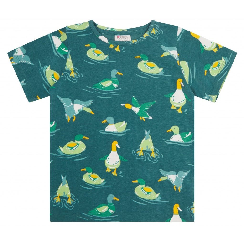Piccalilly Duck and Dive Kids All Over Print T-Shirt