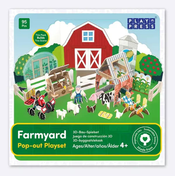 Playpress Farmyard Eco-Friendly Playset