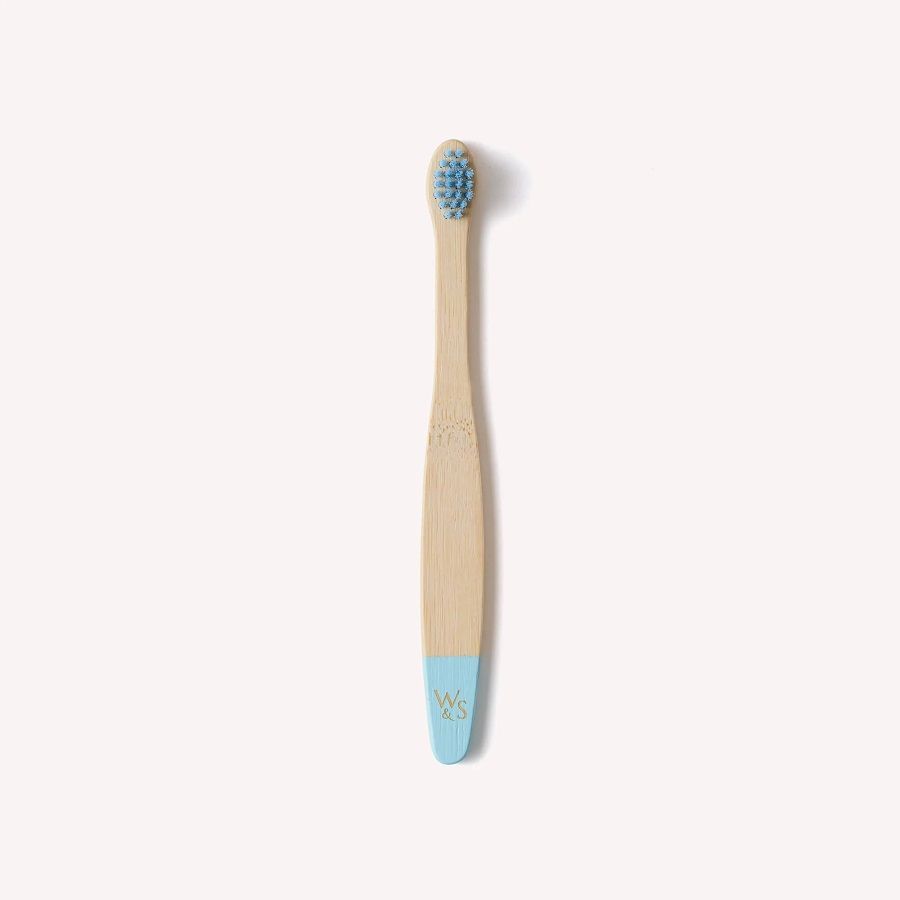 Wild & Stone Baby Bamboo Single Toothbrush - Baby Blue