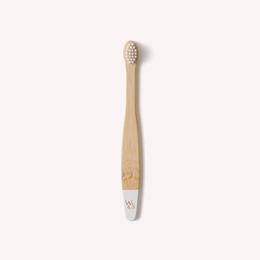 Wild & Stone Baby Bamboo Single Toothbrush - White