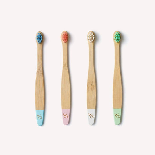 Wild & Stone Baby Bamboo Toothbrush - 4 Pack - Extra Soft