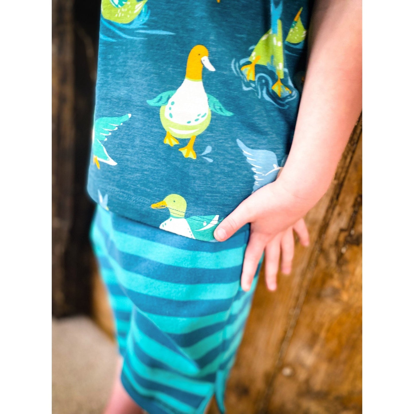 Piccalilly Duck and Dive Reversible Shorts
