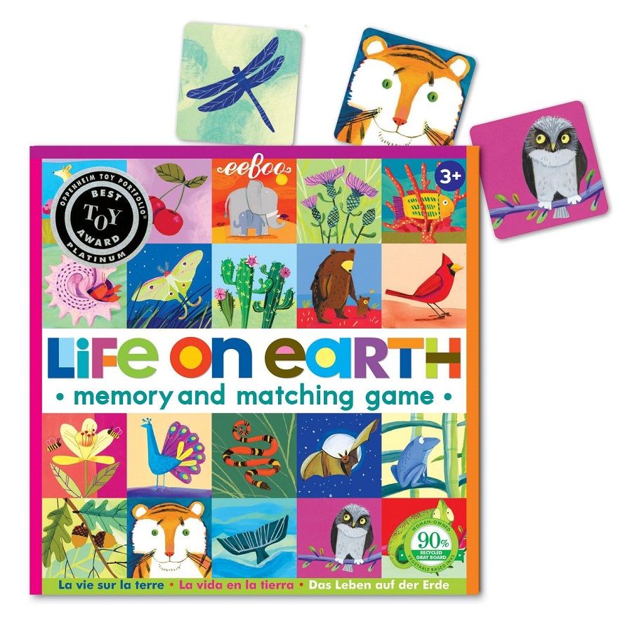 eeBoo - Life On Earth Matching Game