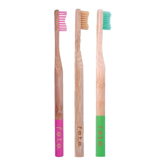 f.e.t.e. Adult’s Firm Bamboo Toothbrush