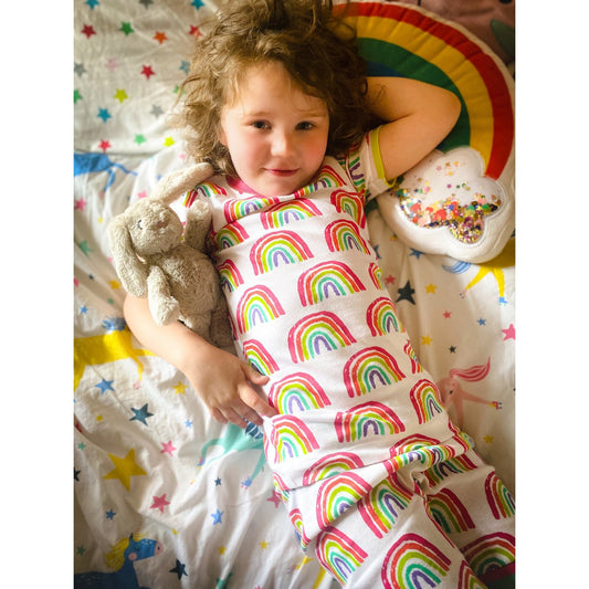Hatley Pretty Rainbows Short Pyjama Set