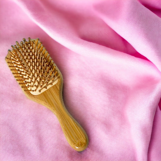 Natural Bamboo Rectangular Hair Brush